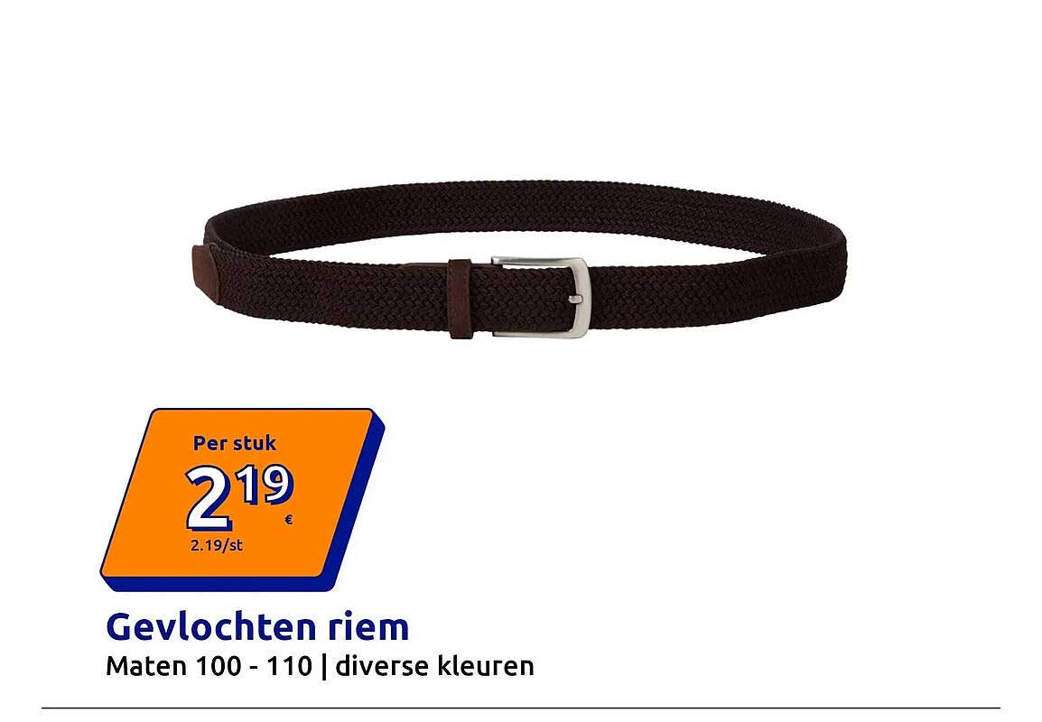 Gevlochten riem