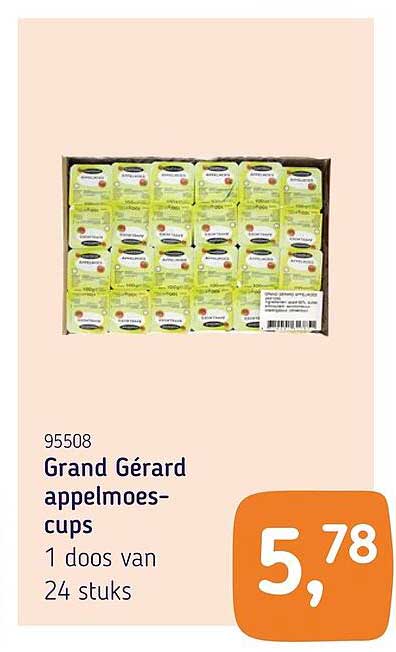 Grand Gérard appelmoes-cups