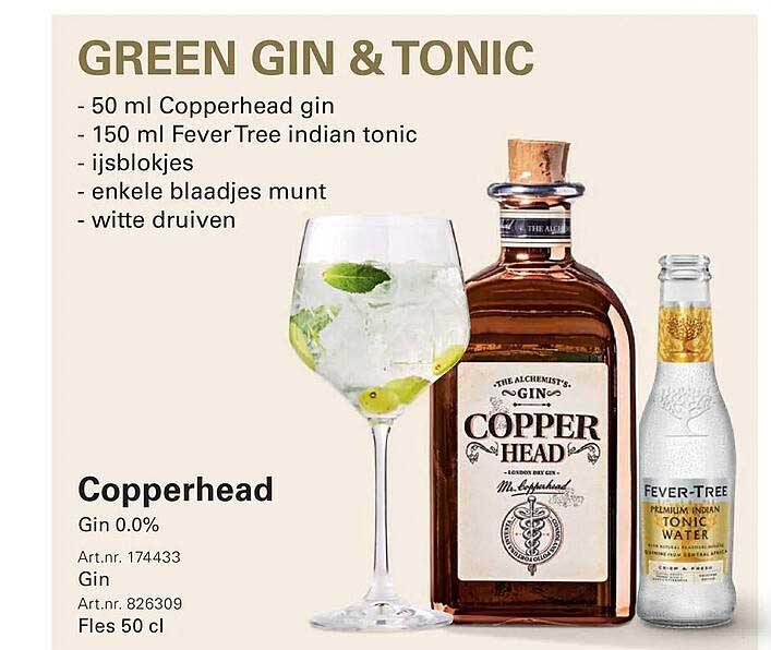 GREEN GIN & TONIC