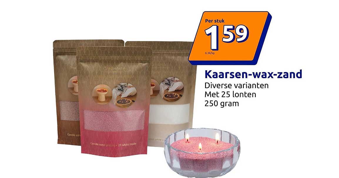 Kaarsen-wax-zand