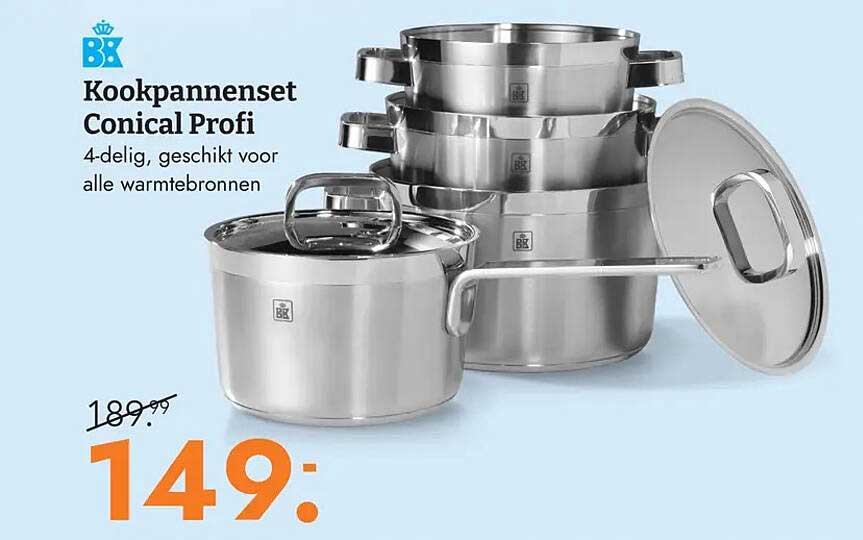 Kookpannenset Conical Profi
