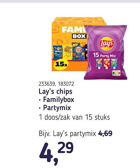 Lay’s chips • Familybox • Partymix