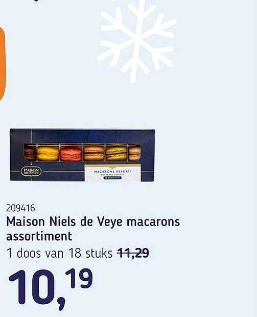 Maison Niels de Veye macarons assortiment
