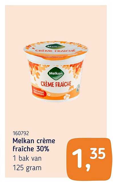 Melkan crème fraîche 30%