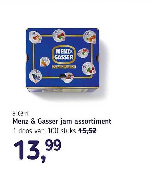 Menz & Gasser jam assortiment