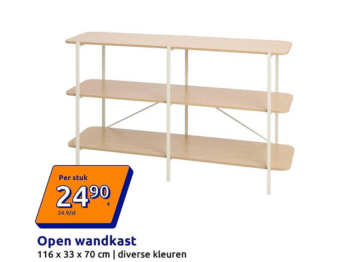 Open wandkast