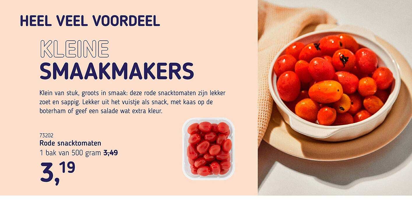 Rode snacktomaten