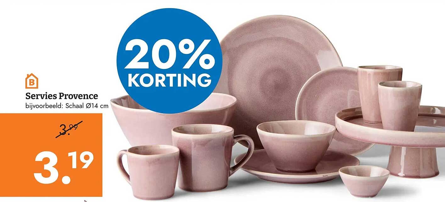 Servies Provence 20% KORTING
