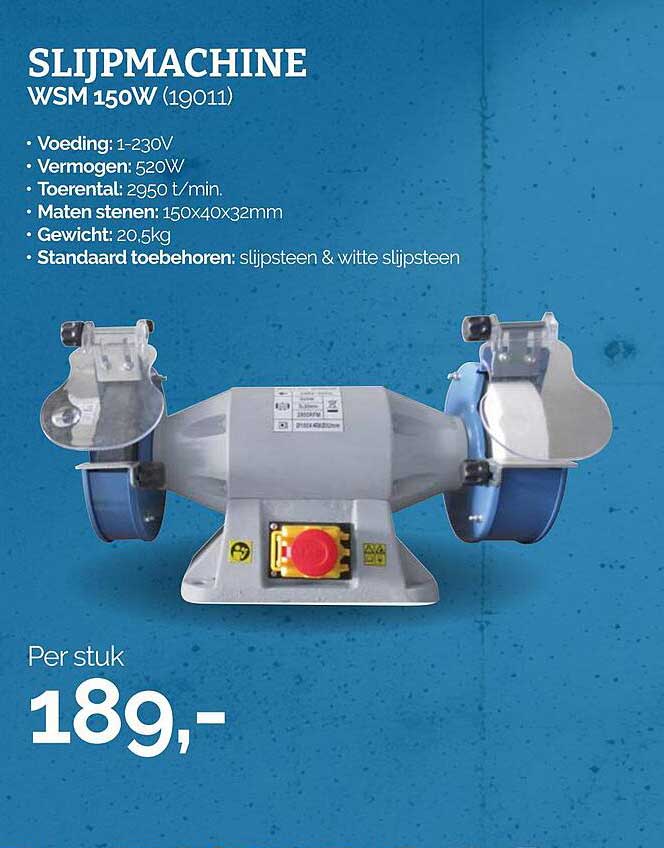 SLIJPMACHINE WSM 150W (19011)