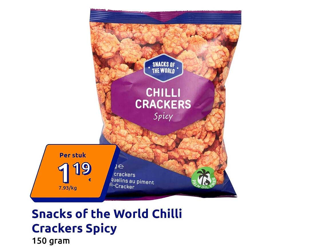 Snacks of the World Chilli Crackers Spicy
