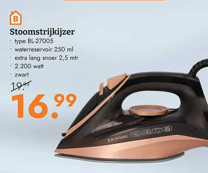 Stoomstrijkijzer type BL-27005