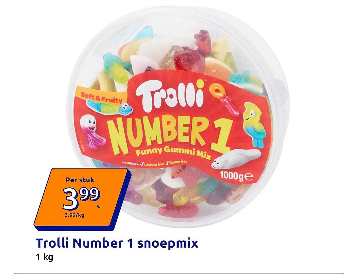 Trolli Number 1 snoepmix