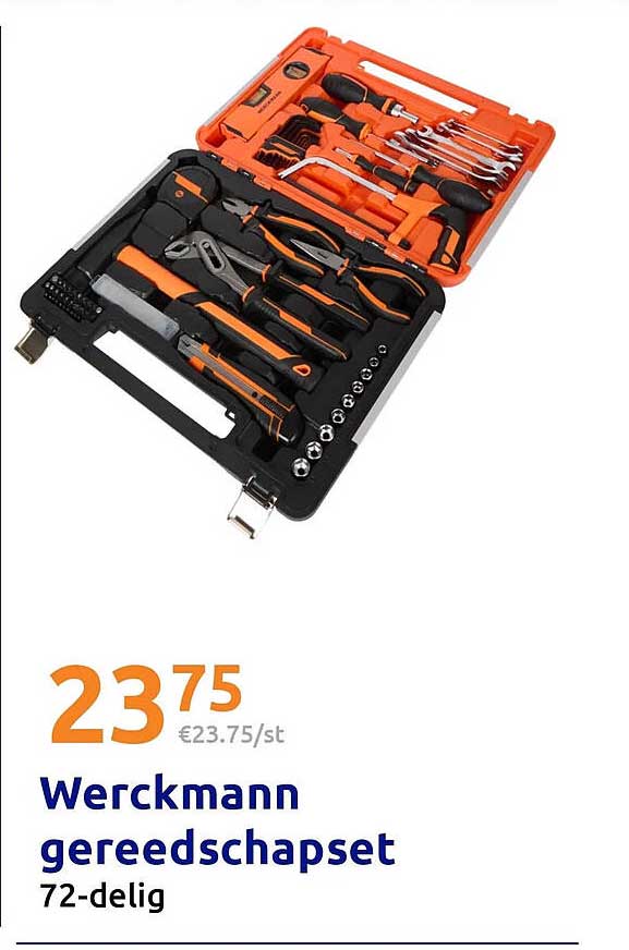 Werckmann gereedschapsset 72-delig