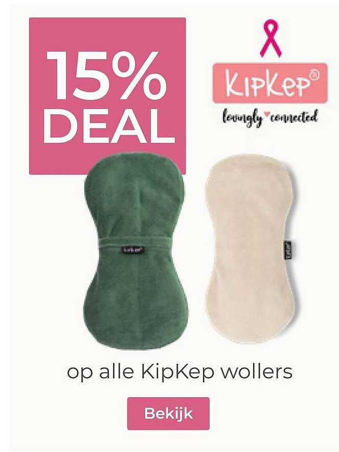 15% DEAL op alle KipKep wollers
