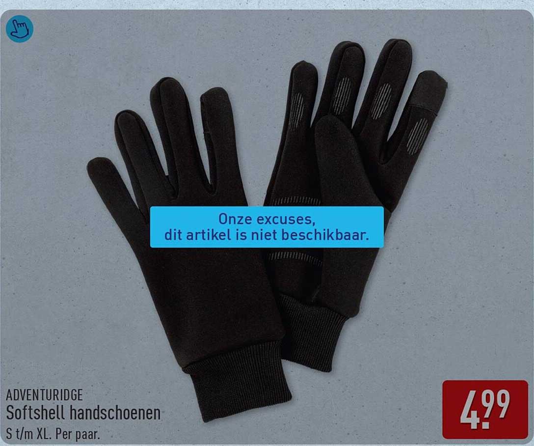 ADVENTURIDGE Softshell handschoenen