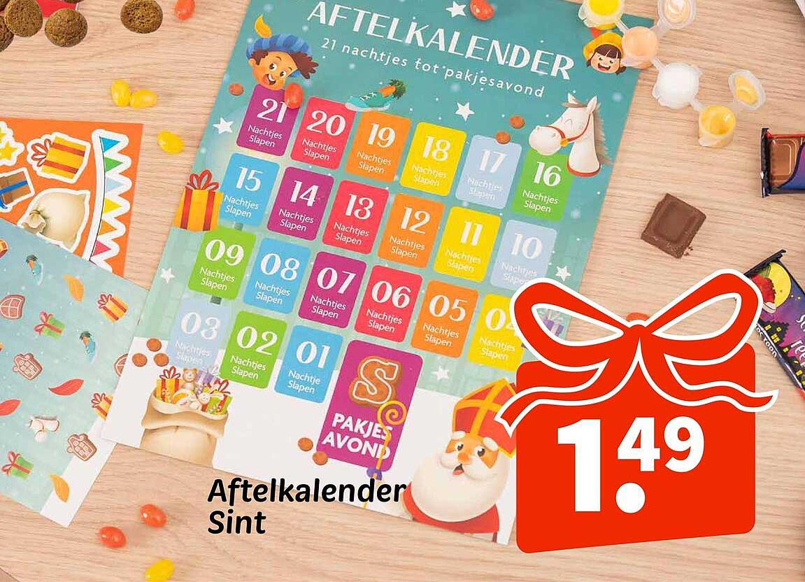 Aftelkalender Sint