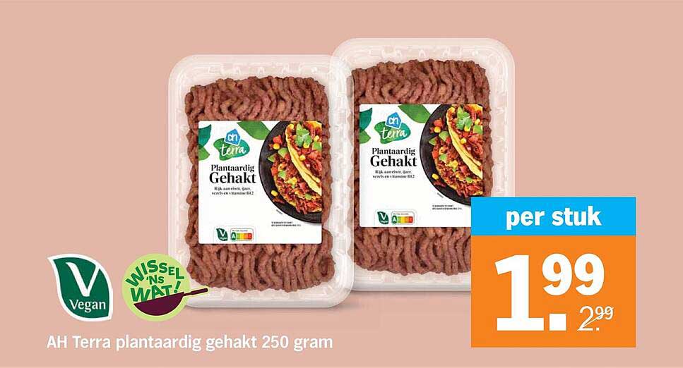 AH Terra plantaardig gehakt 250 gram