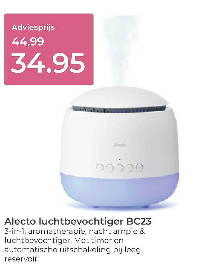 Alecto luchtbevochtiger BC23