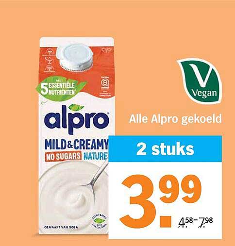 Alle Alpro gekoeld 2 stuks