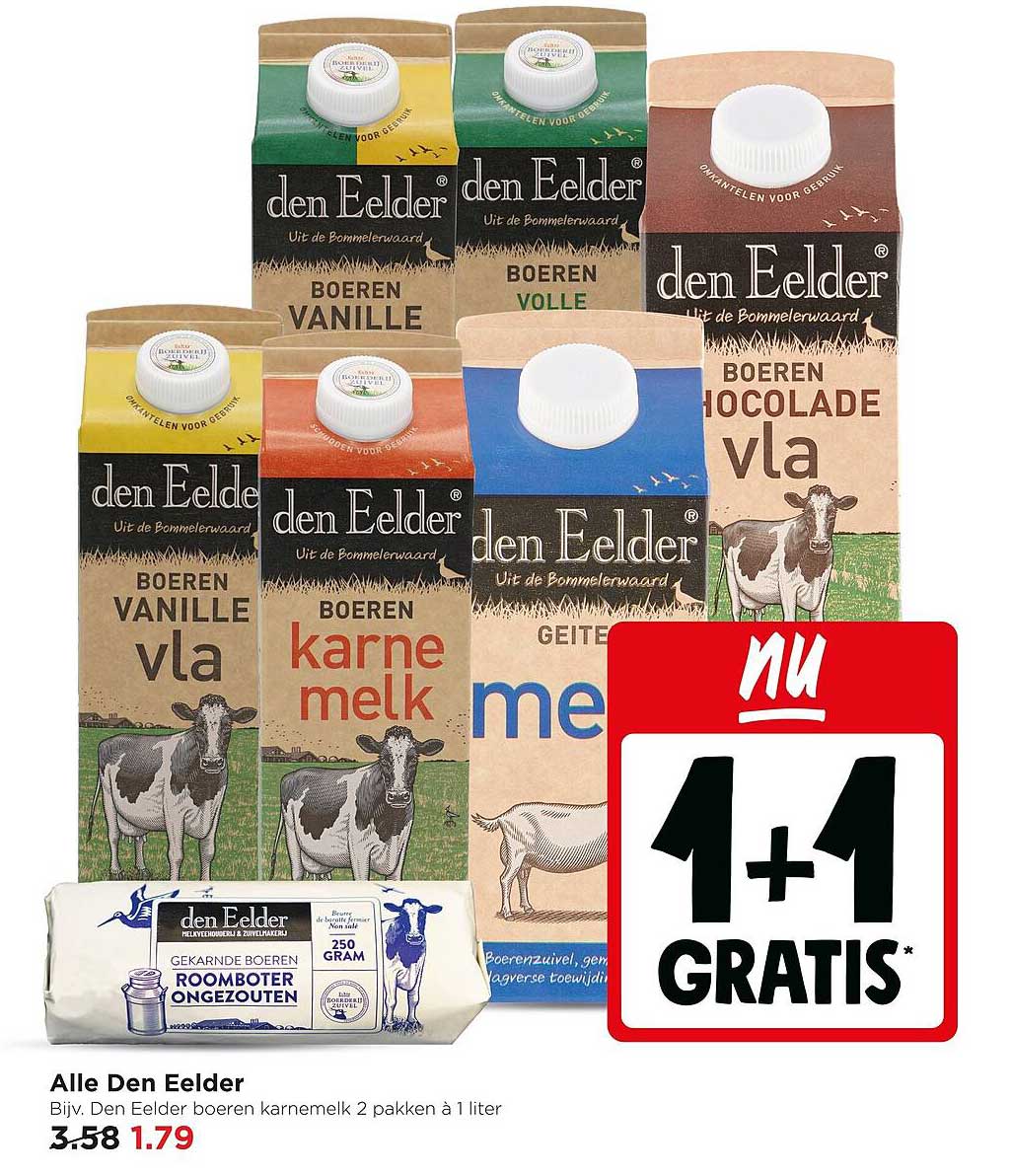 Alle Den Eelder 1+1 gratis
