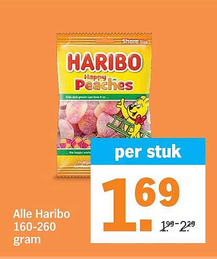 Alle Haribo 160-260 gram