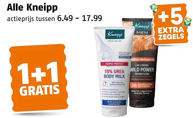 Alle Kneipp 1+1 gratis