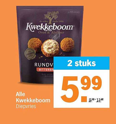 Alle Kwekkeboom Diepvries 2 stuks