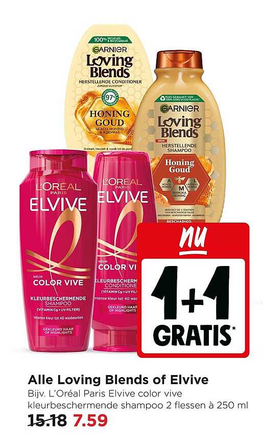 Alle Loving Blends of Elvive 1+1 GRATIS