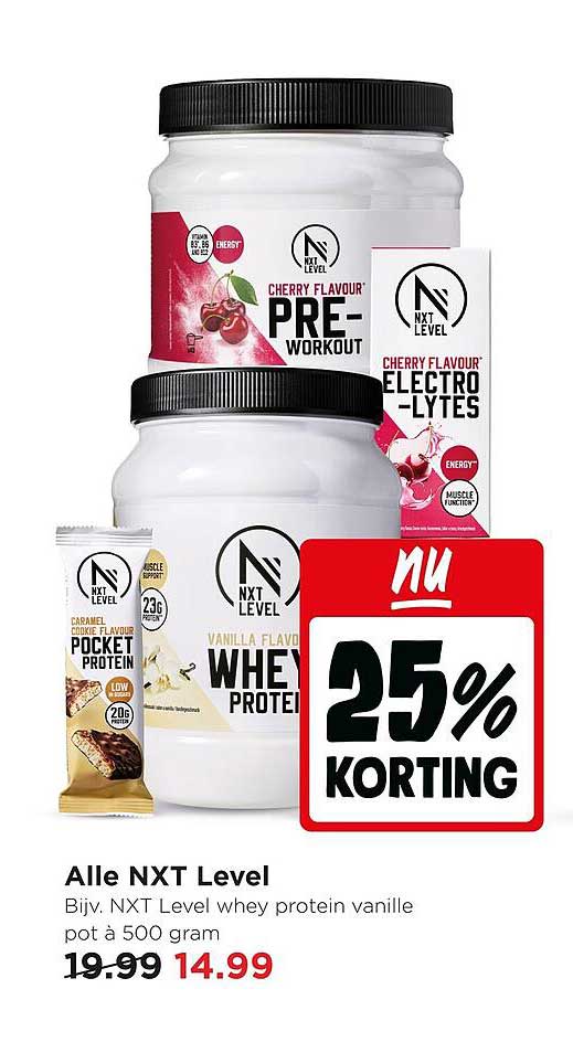 Alle NXT Level 25% Korting