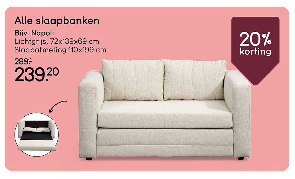 Alle slaapbanken