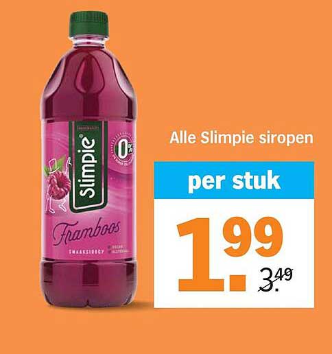 Alle Slimpie siropen per stuk