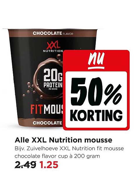 Alle XXL Nutrition mousse