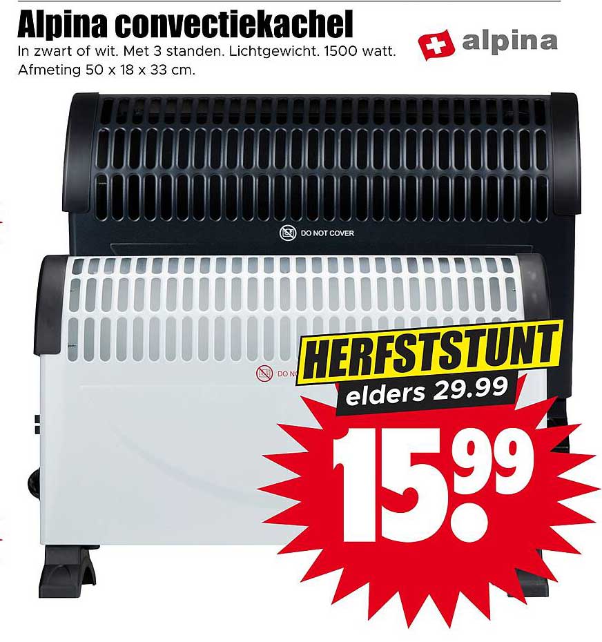 Alpina convectiekachel HERFSTSTUNT elders 29.99