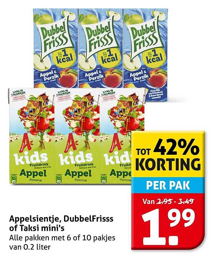 Appelsientje, DubbelFrisss of Taksi mini's