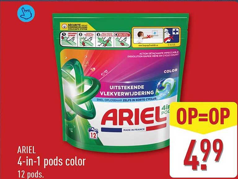 ARIEL 4-in-1 pods color 12 pods.