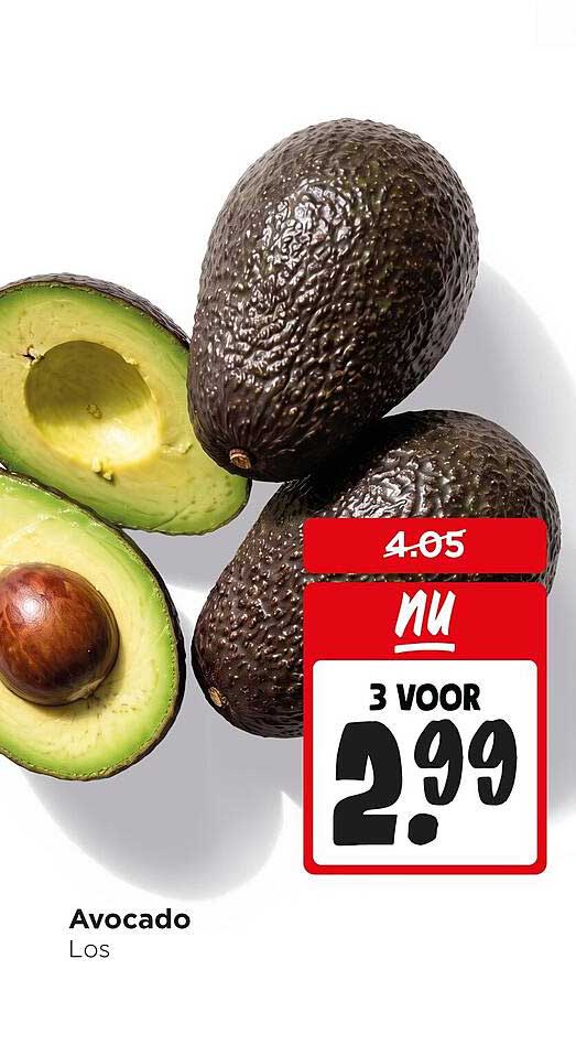 Avocado Los 3 voor 2.99