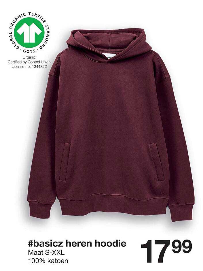 #basicz heren hoodie