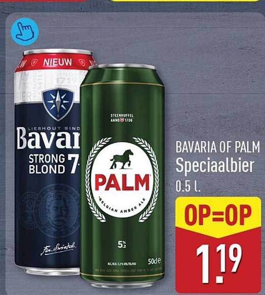 BAVARIA OF PALM Speciaalbier 0.5 l. OP=OP