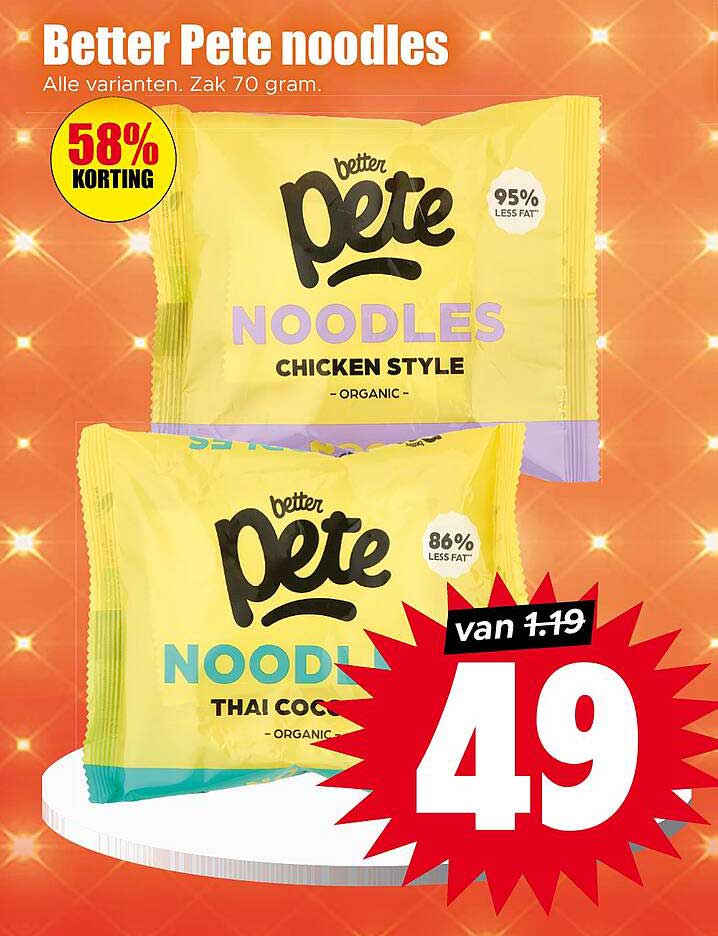 Better Pete noodles