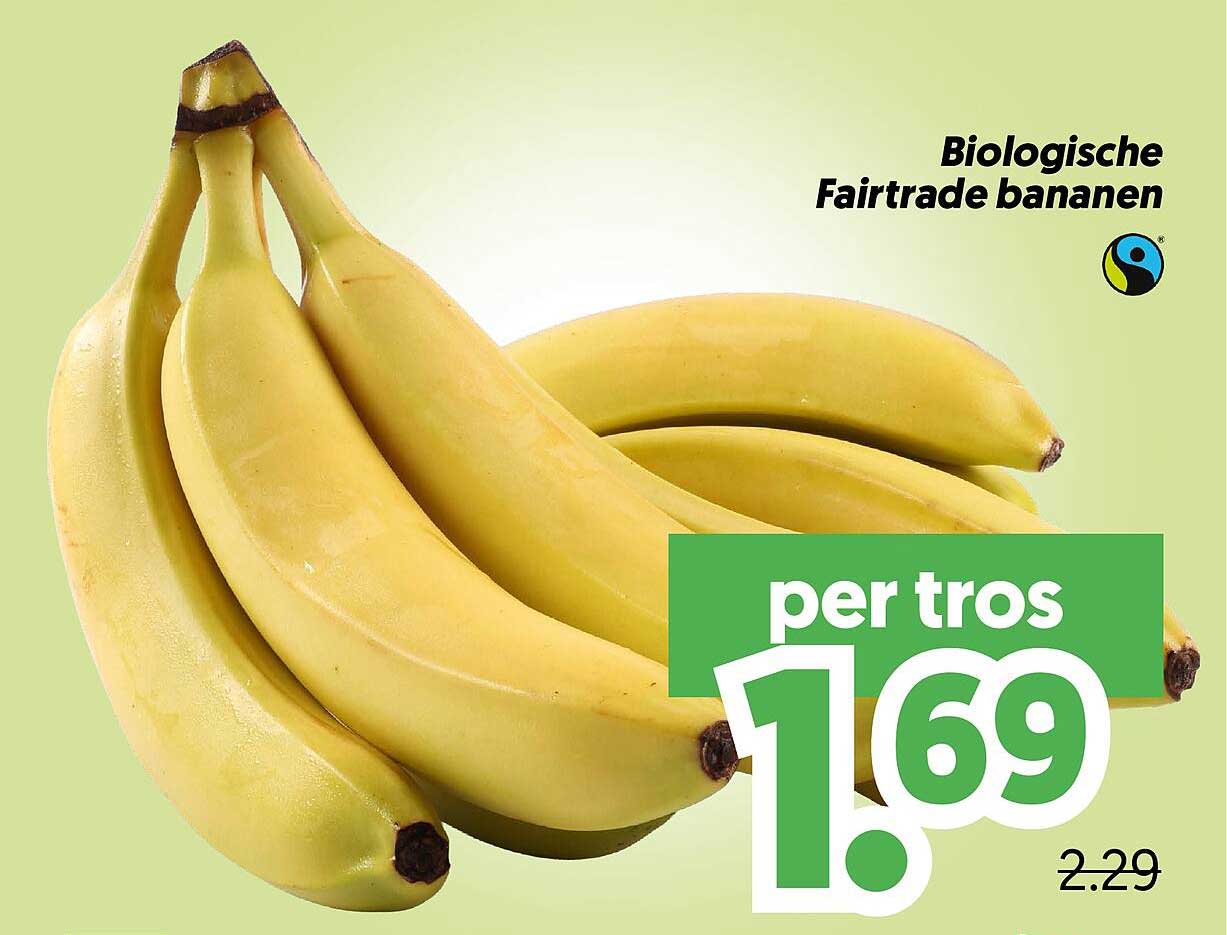 Biologische Fairtrade bananen