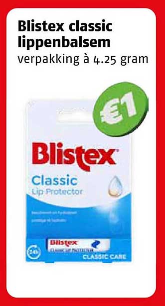 Blistex classic lippenbalsem verpakking à 4.25 gram