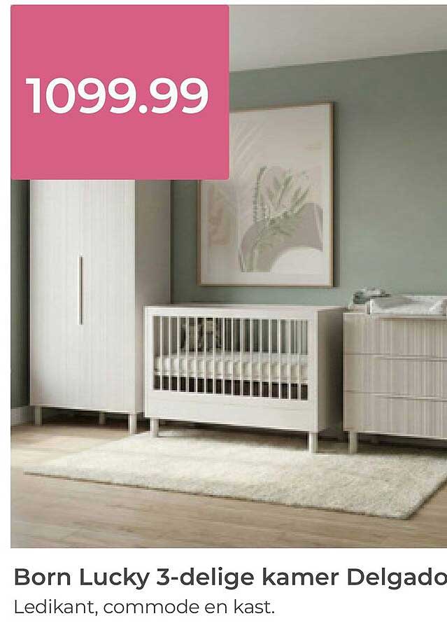 Born Lucky 3-delige kamer Delgado