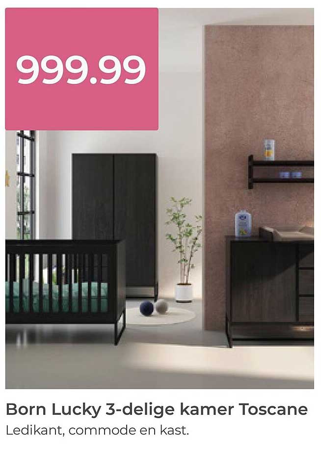 Born Lucky 3-delige kamer Toscane