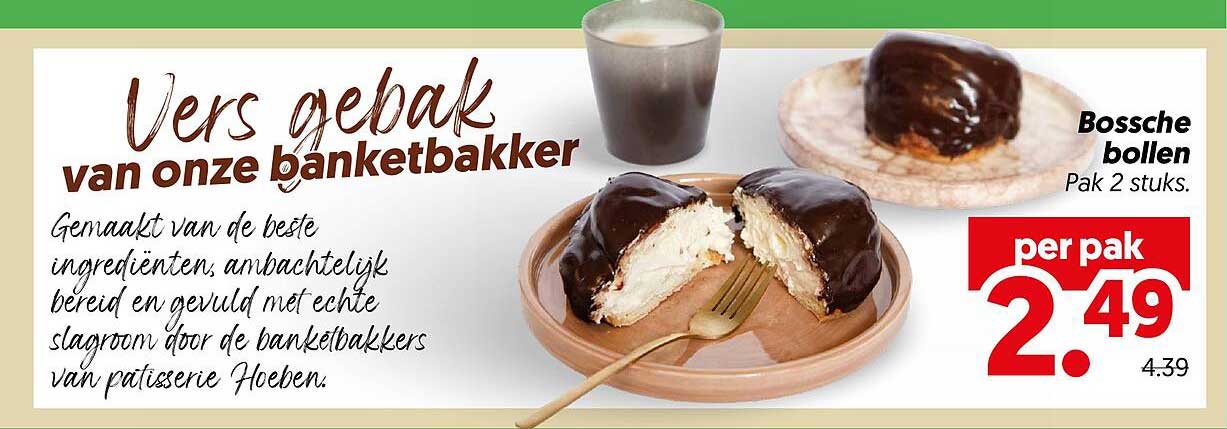 Bossche bollen Pak 2 stuks. per pak