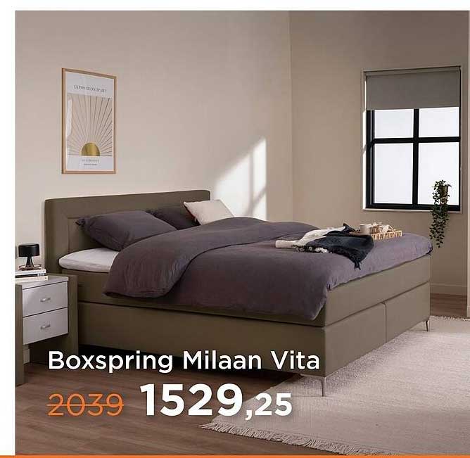 Boxspring Milaan Vita