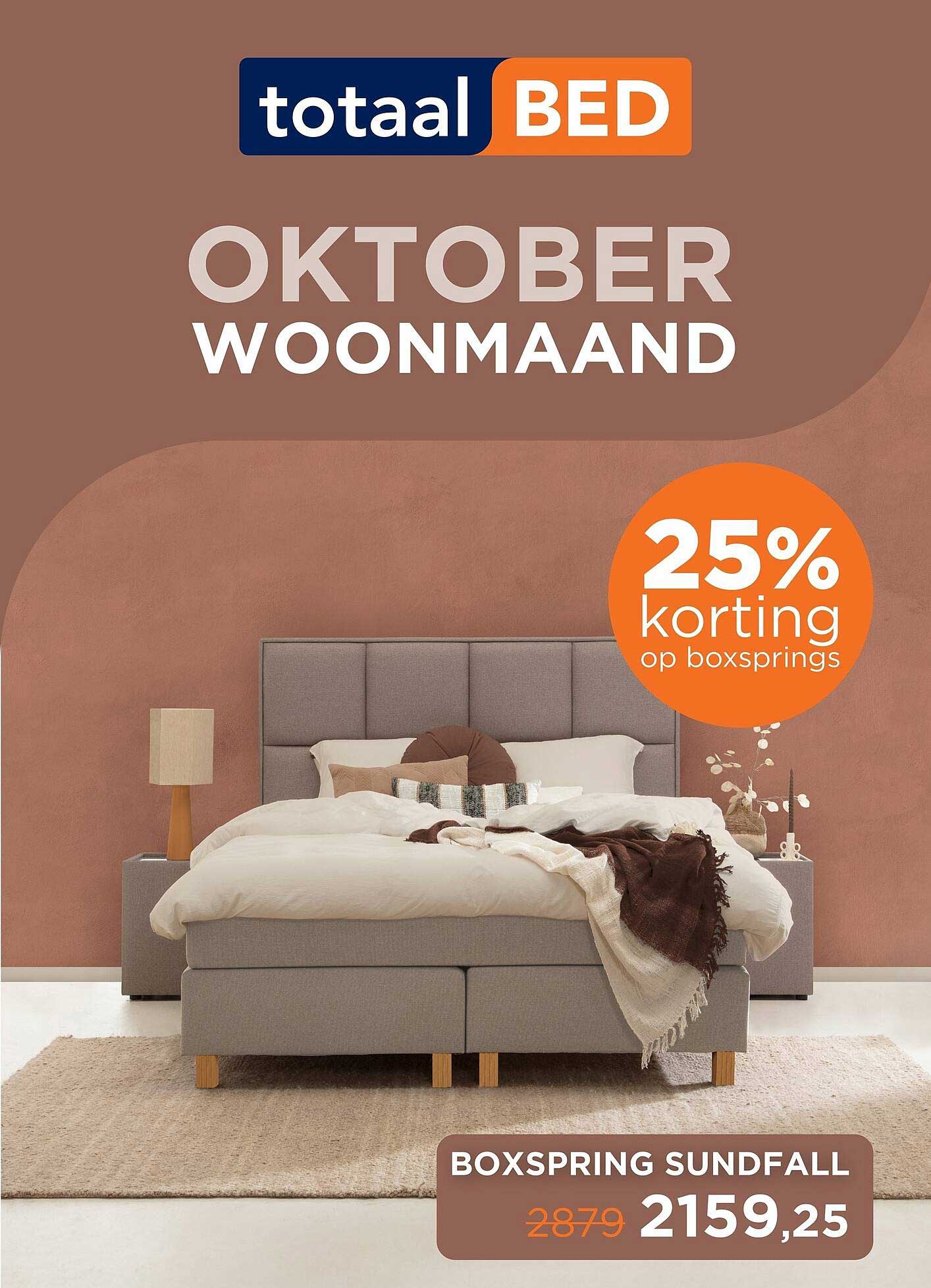BOXSPRING SUNDFALL 25% korting op boxsprings