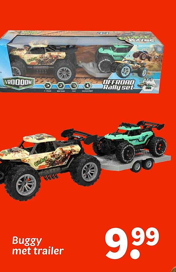 Buggy met trailer
