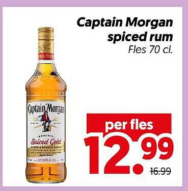 Captain Morgan spiced rum Fles 70 cl.
