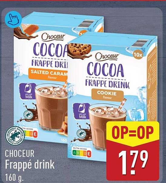 CHOCEUR Frappé drink 160 g. OP=OP