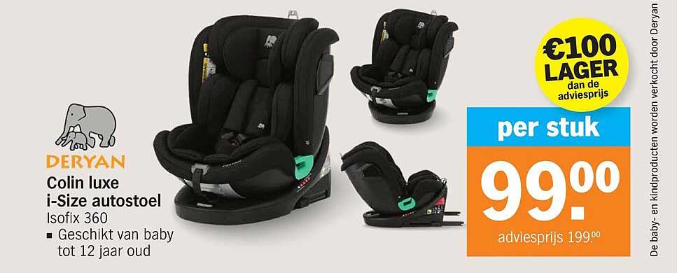 Colin luxe i-Size autostoel Isofix 360